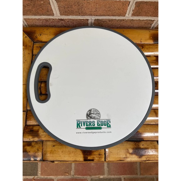 Bluebird Round Plastic Cutting Board  James Hautman Wall Hanging Cheese Platter - Picture 7 of 8